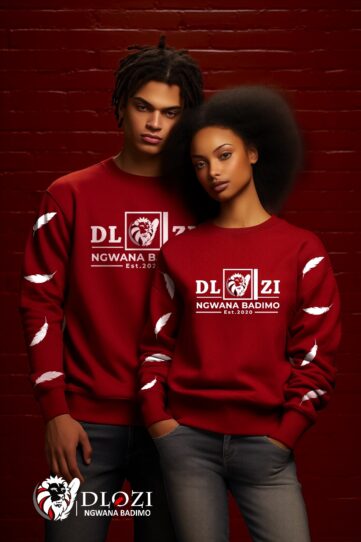 His & Hers 2nd Anni Feather Print Sweater