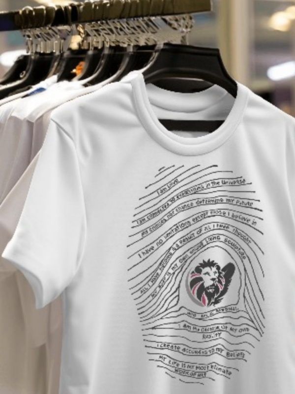 The finger print t shirt x2