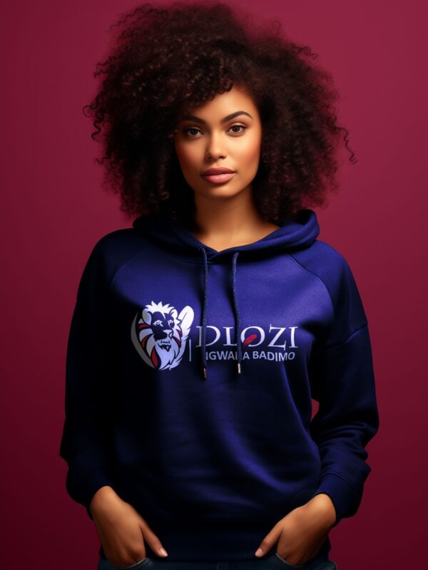 Horizontal Print Plain hoodie