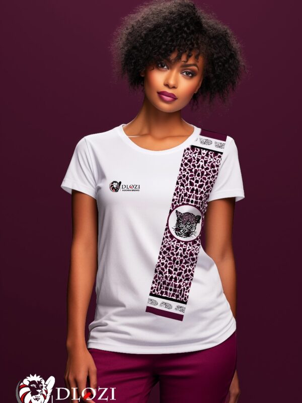 Leopard Doek Wrap Tshirt