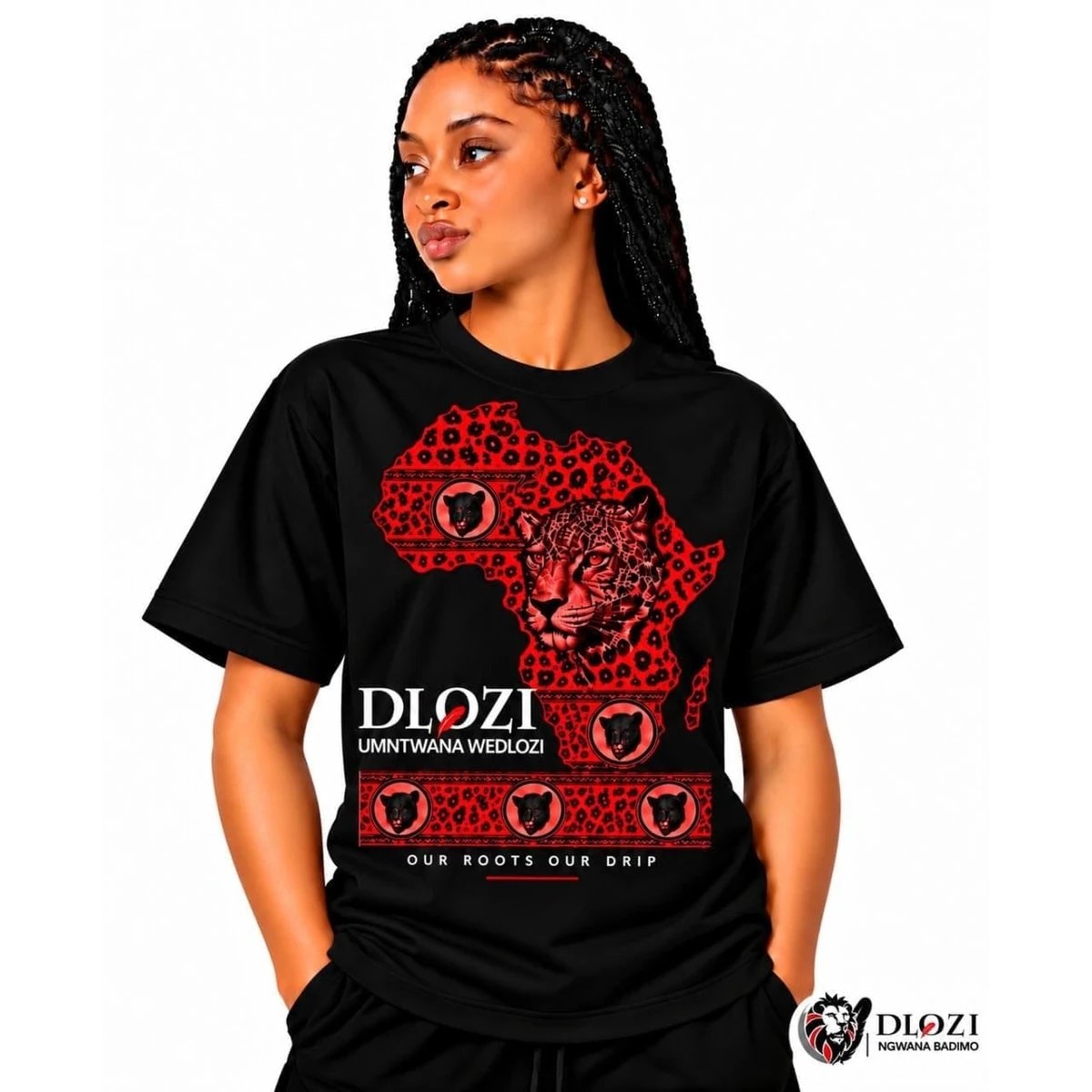 Dlozi Ingwe Afrika tee - Image 4
