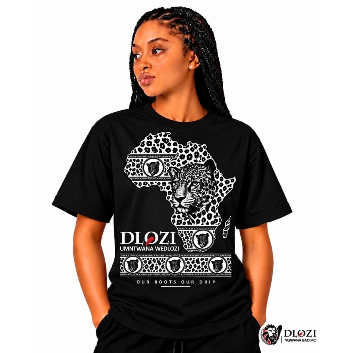 Dlozi Ingwe Afrika tee - Image 2