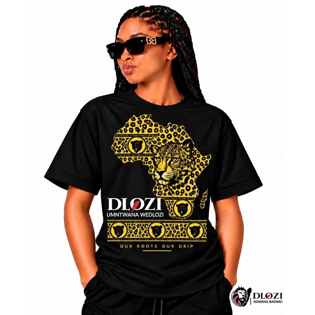 Dlozi Ingwe Afrika tee - Image 3